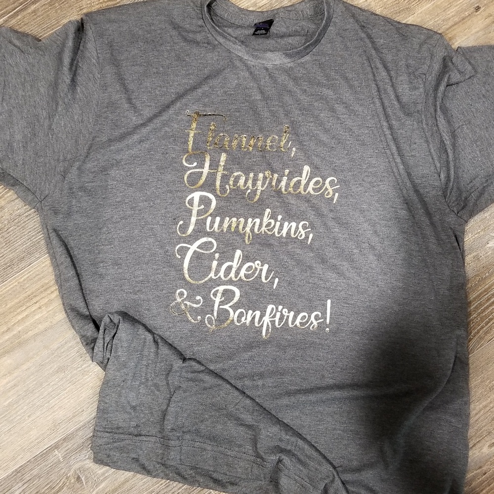 Fall Rose Gold Tee